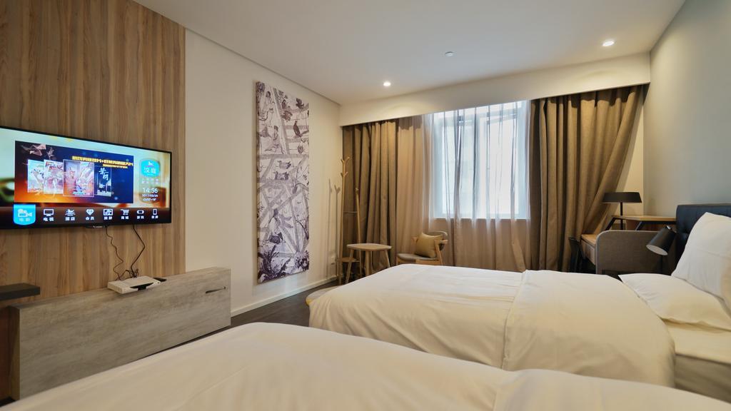 Hanting Premium Hotel Shanghai South Xizang Road Xangai Exterior foto