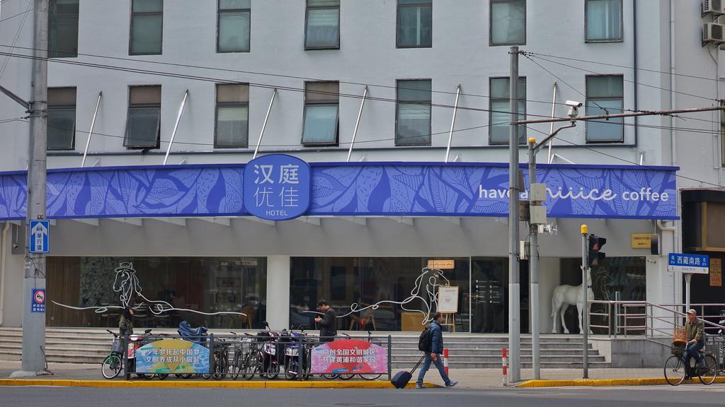 Hanting Premium Hotel Shanghai South Xizang Road Xangai Exterior foto